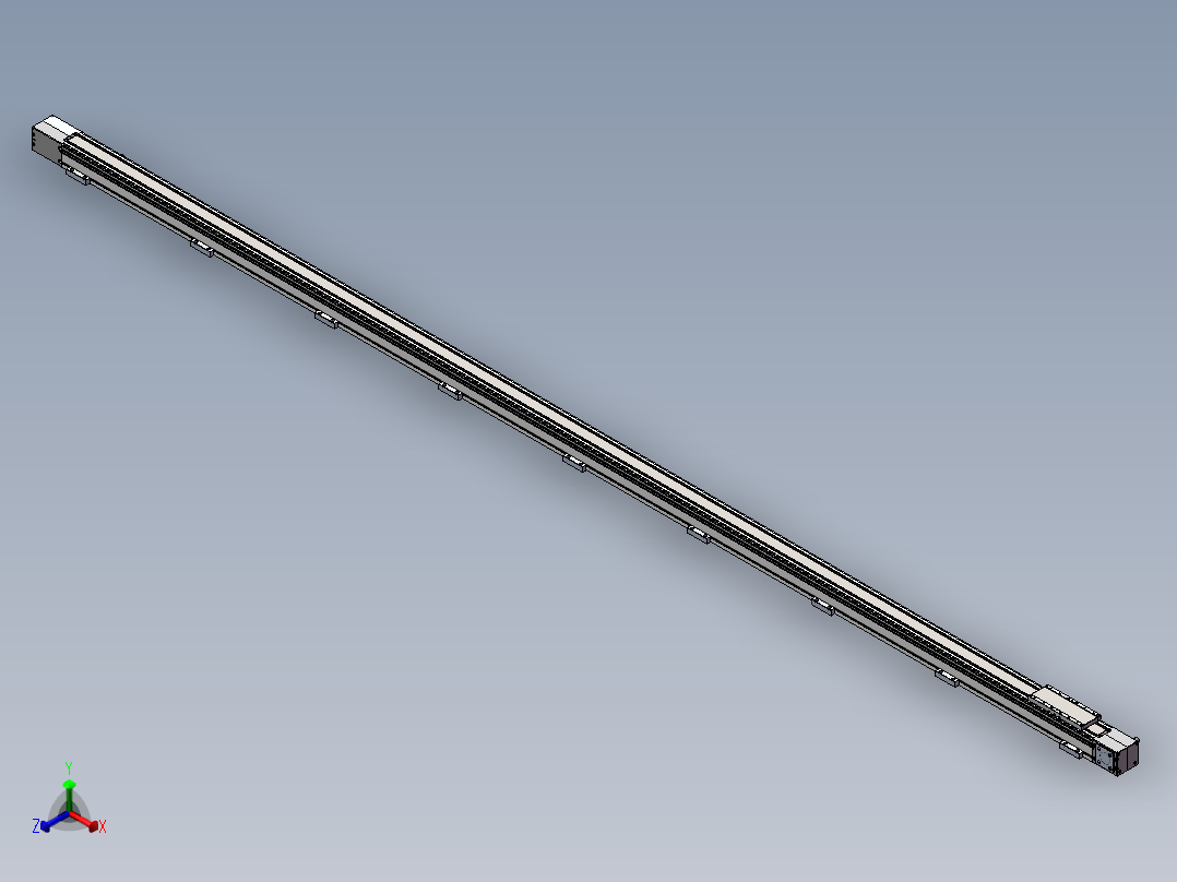 欧规同步带GTB85-LL-750W正等轴测图