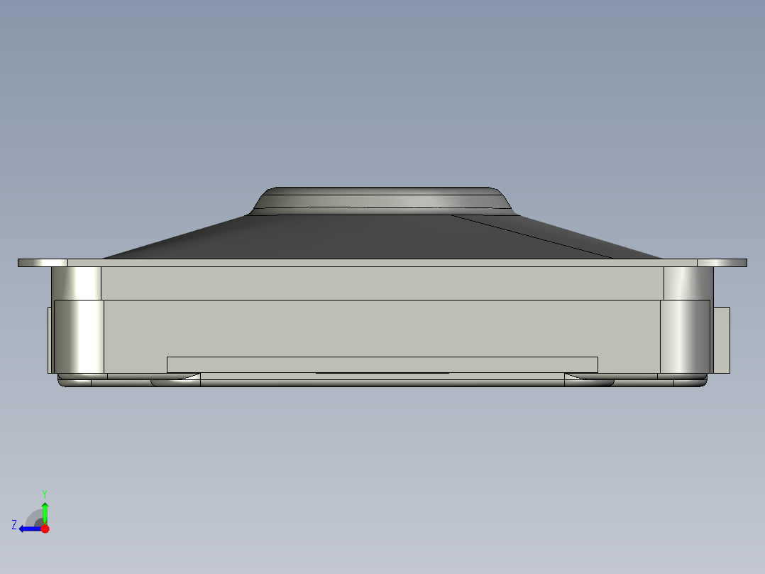 13.0㎜ x 2.0㎜ SMD轻触开关右视图