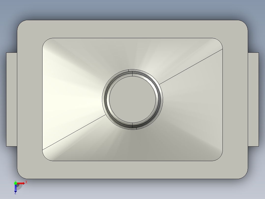 13.0㎜ x 2.0㎜ SMD轻触开关俯视图