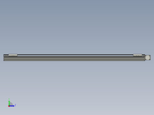 直线模组WG-LHB12-S1500-R(B)设计图纸左视缩略图