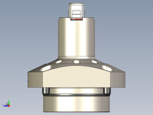 KOSMEKSFA3000-M2A-130-H55多系列多零件图纸模型多系列多零件图纸模型右视缩略图