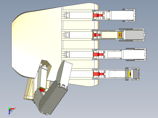 仿生机械手 (44)俯视缩略图