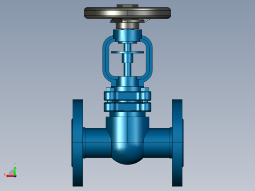 阀门模型-DN32______后视缩略图