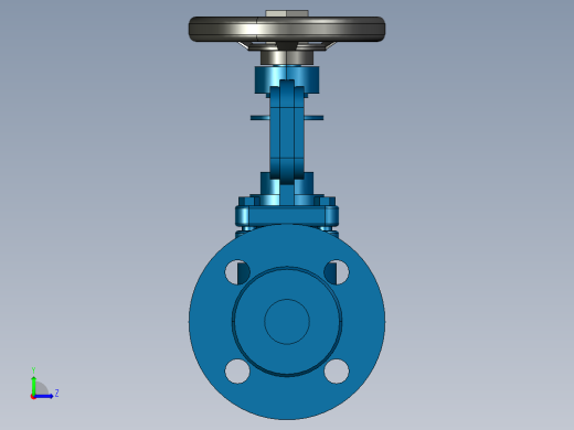 阀门模型-DN32______左视缩略图
