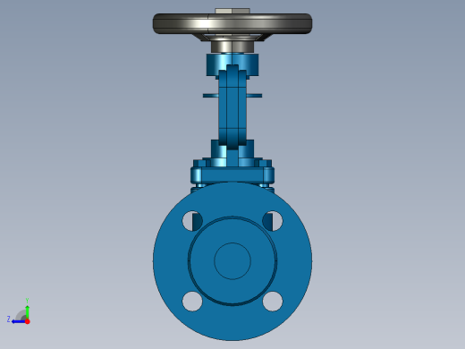 阀门模型-DN32______右视缩略图