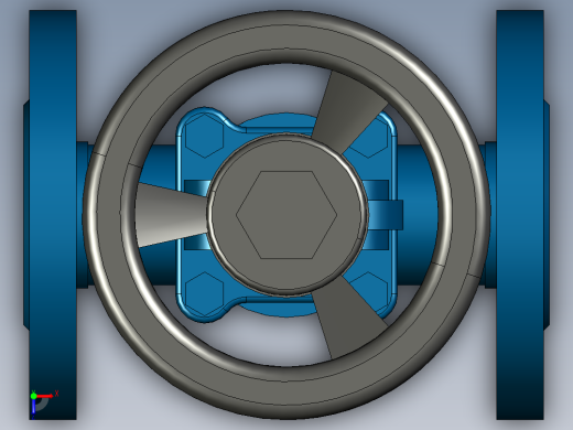 阀门模型-DN32______俯视缩略图