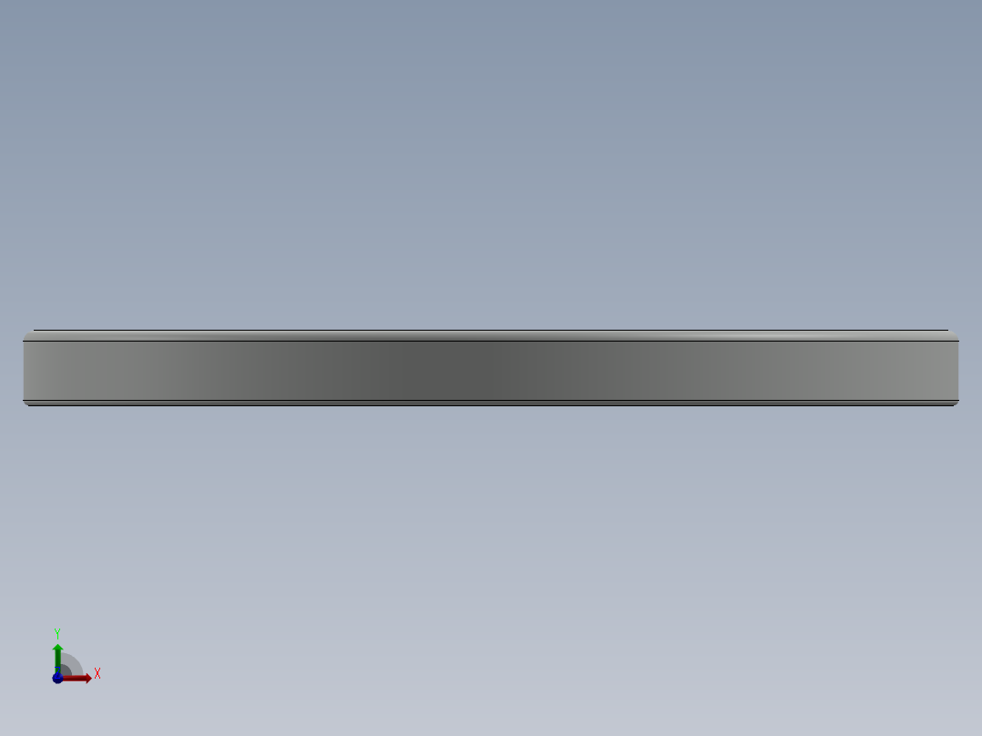 紧固件-0.3125 Flat Washer前视图