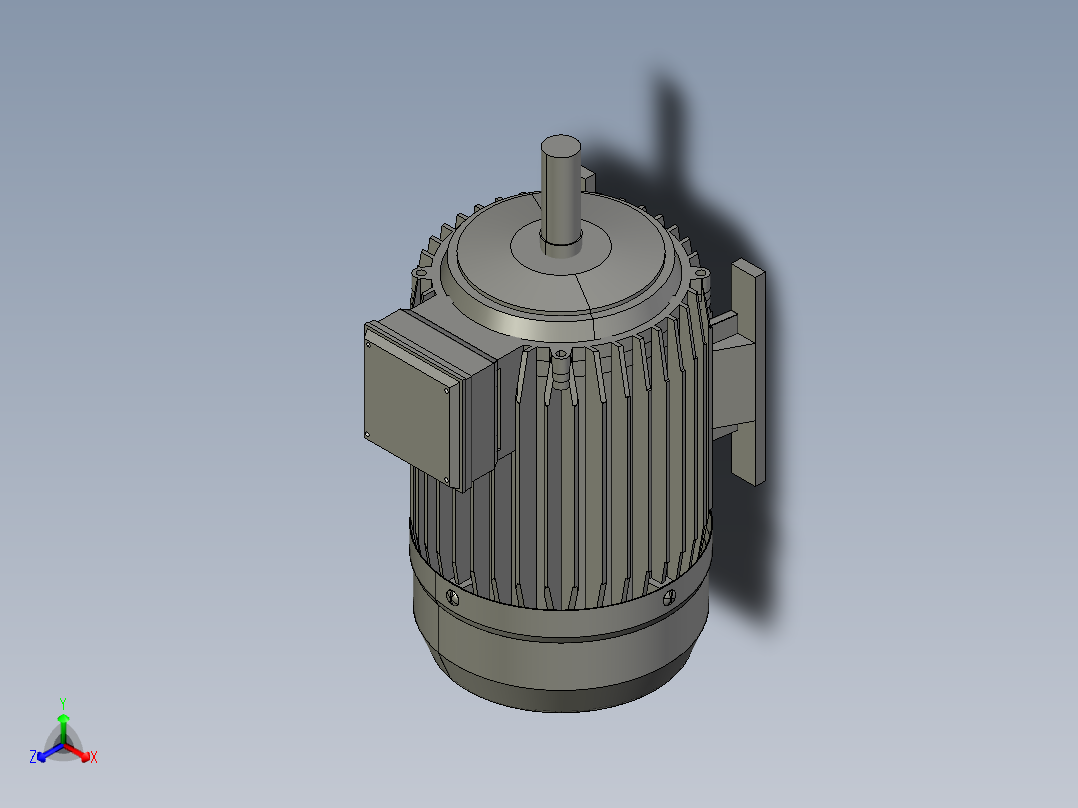电机正等轴测图