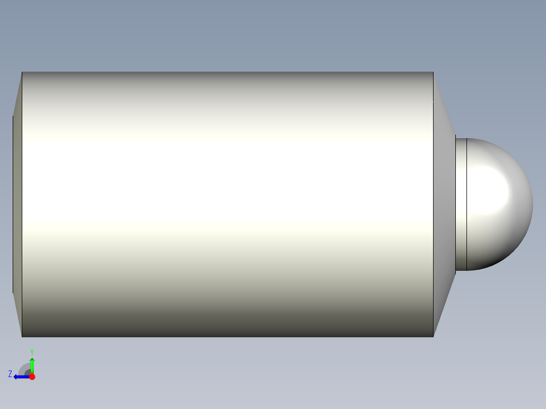 定位柱 SPJLSPJH-3D多系列多零件图纸模型右视图