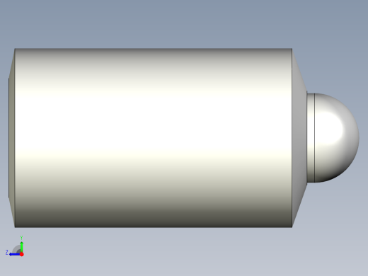 定位柱 SPJLSPJH-3D多系列多零件图纸模型右视缩略图