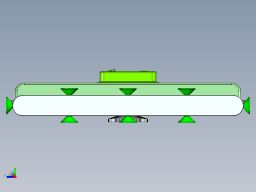 吸附式爬壁清洗机设计【三维proe】【含cad图纸和文档】【履带式真空吸附高楼外墙玻璃】右视缩略图
