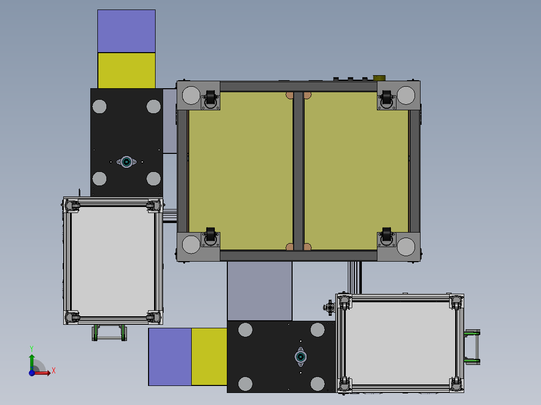 SMT载具切换机前视图