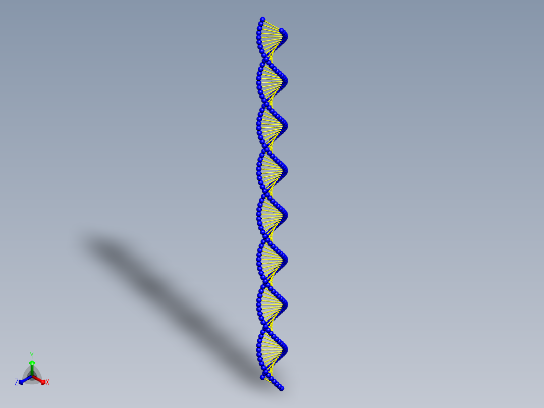 DNA基因染色体8正等轴测图