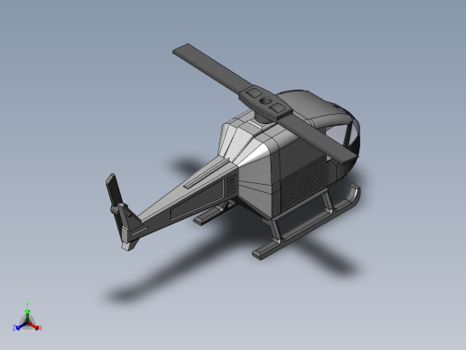 简易玩具直升机Toy Helicopter