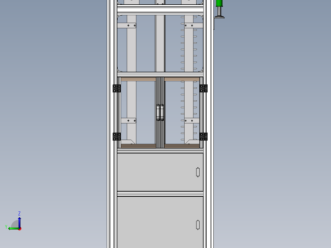 收放料部分设计模型