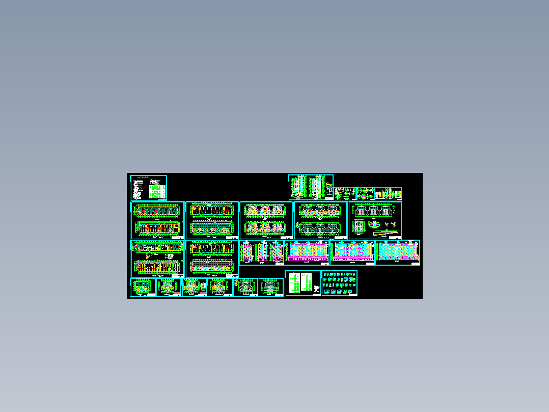 某市政府高层住宅全套建筑图
