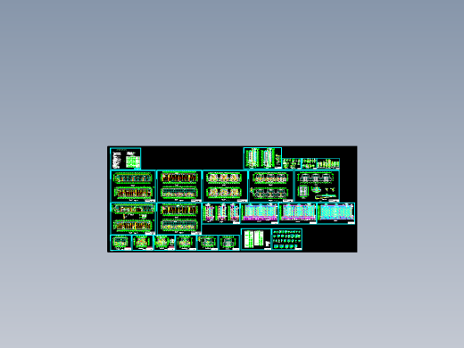 某市政府高层住宅全套建筑图