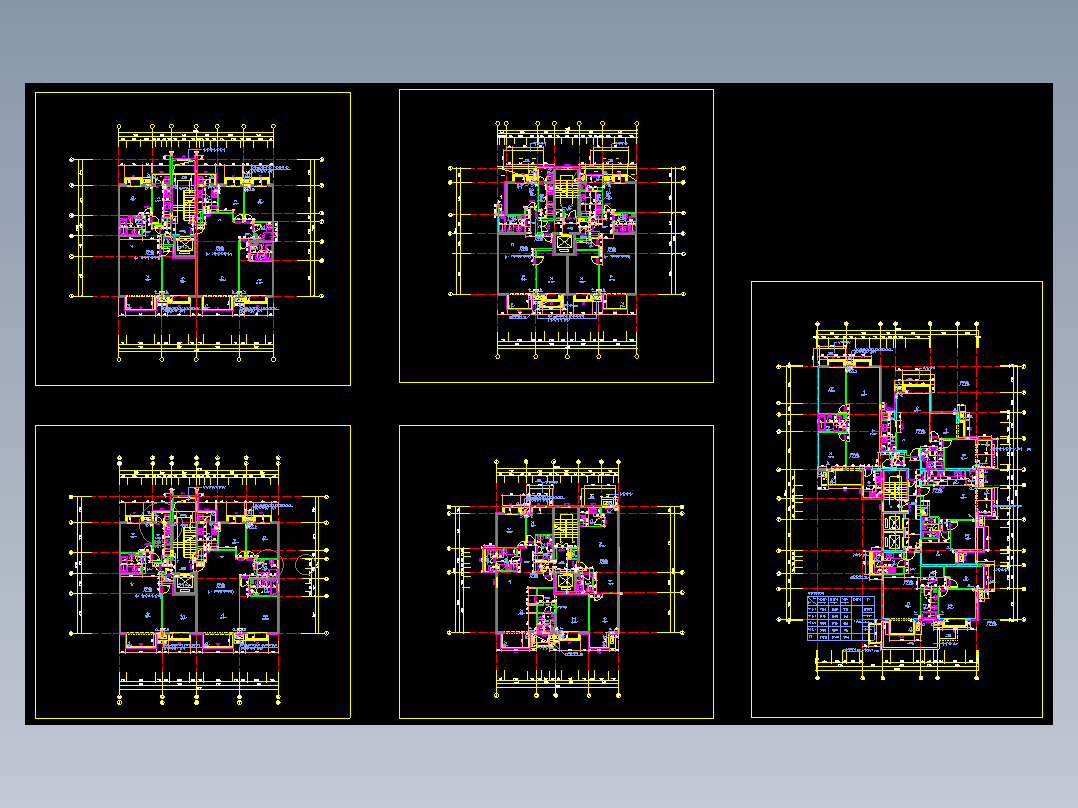 北京某在建楼盘户型图