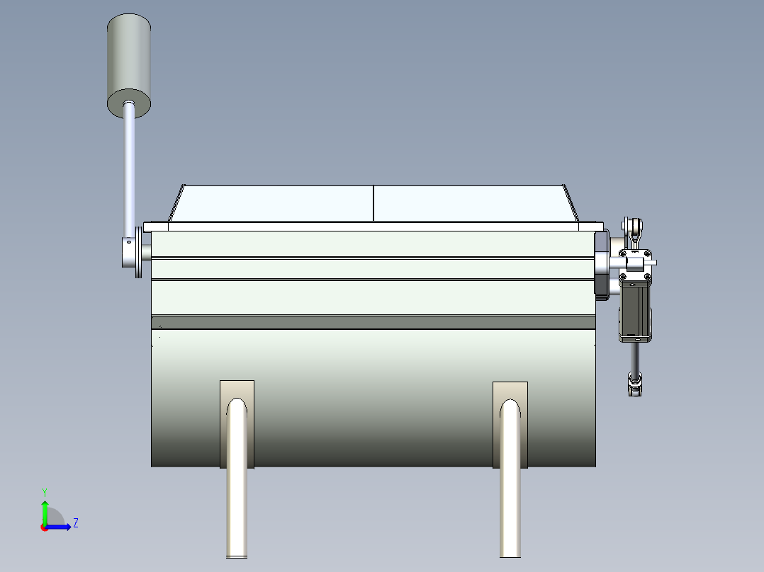 B2004011-水果和蔬菜清洗机左视图