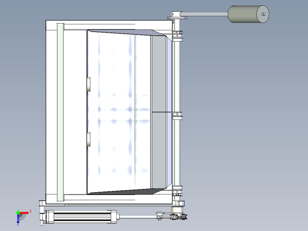 B2004011-水果和蔬菜清洗机俯视图