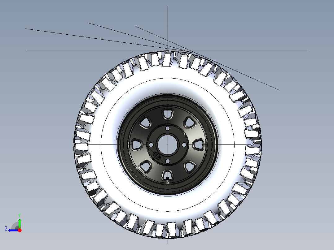 轮胎、车轮、轮毂(51)右视图