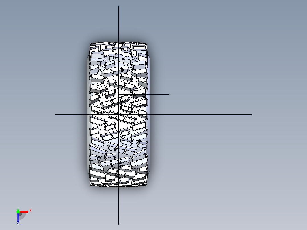 轮胎、车轮、轮毂(51)俯视图