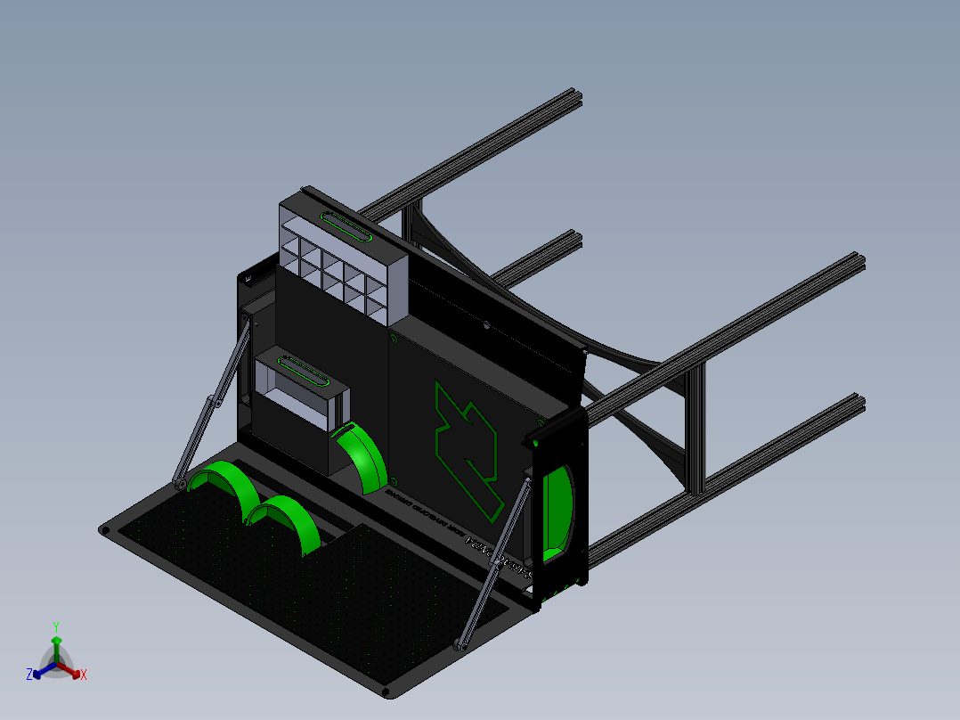 工具箱(34)正等轴测图