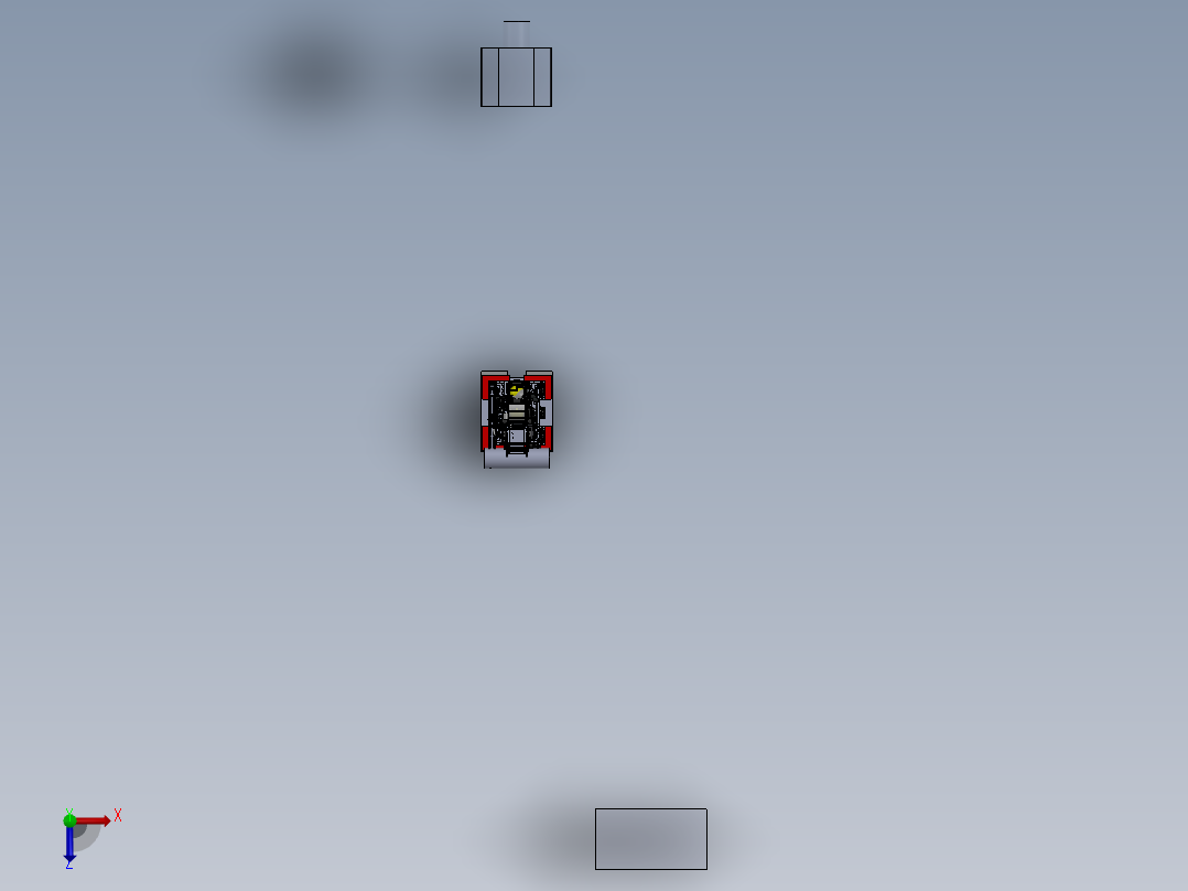 AGV小车、AGV(84)俯视图