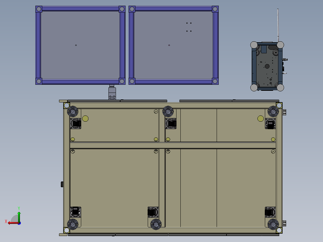 点火器自动组装设备后视图