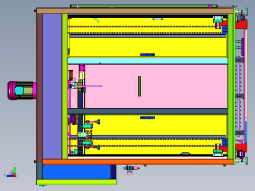 堆叠栈板自动分离装置右视缩略图