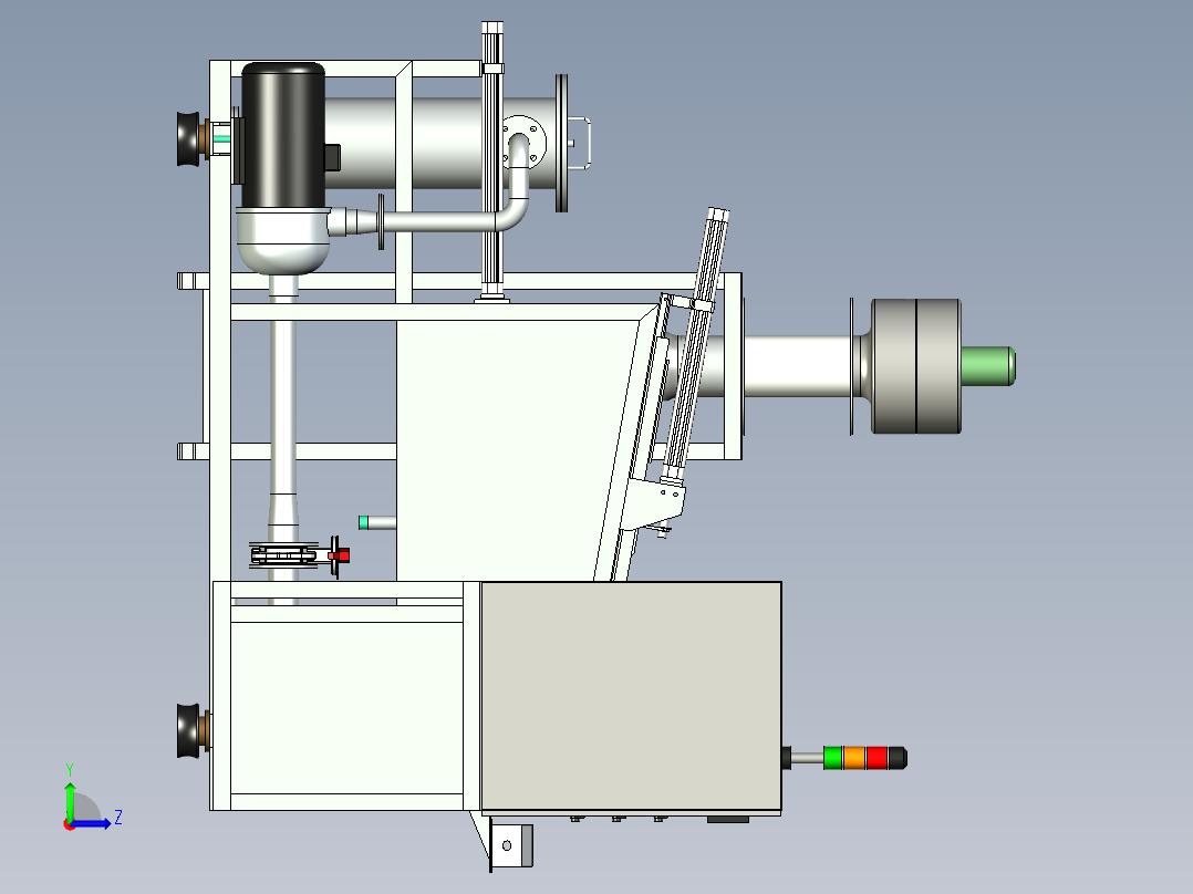 A3004145-油雾系统组件左视图