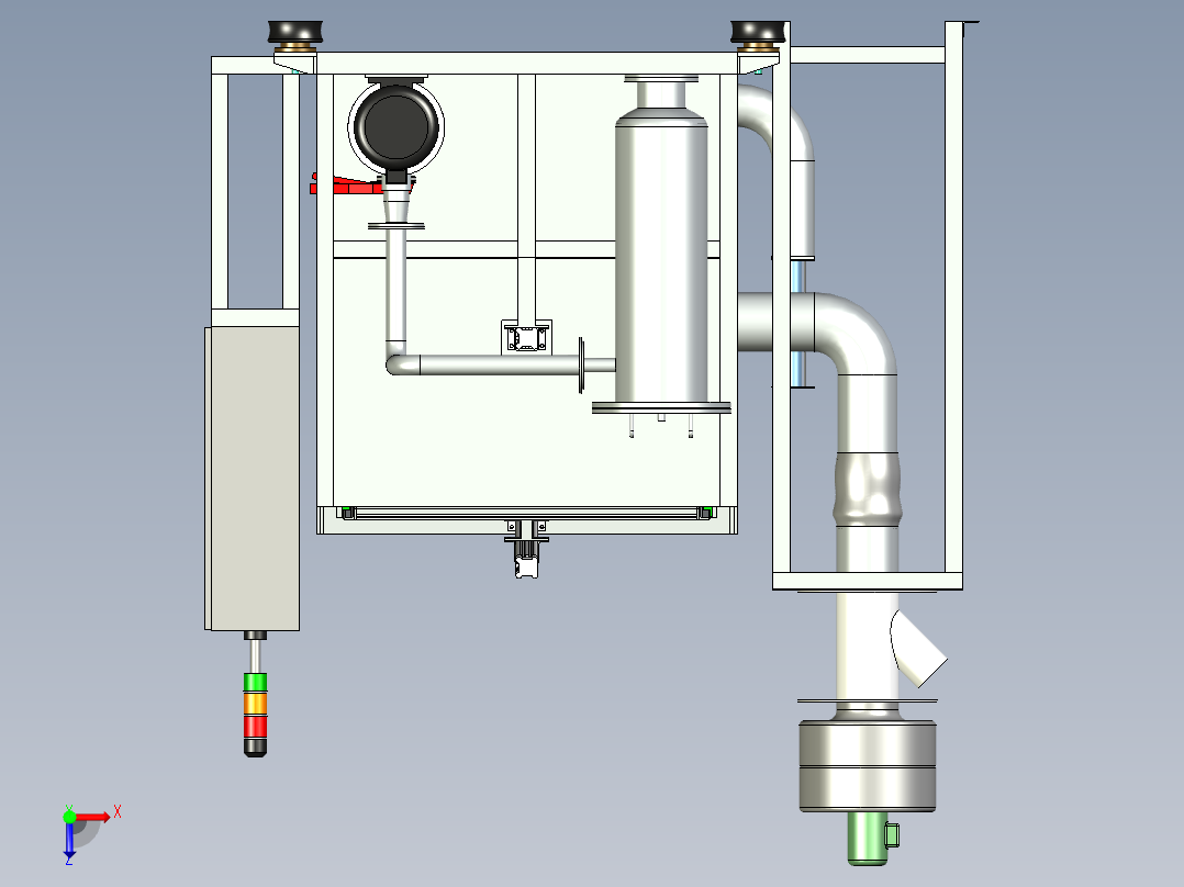 A3004145-油雾系统组件俯视图