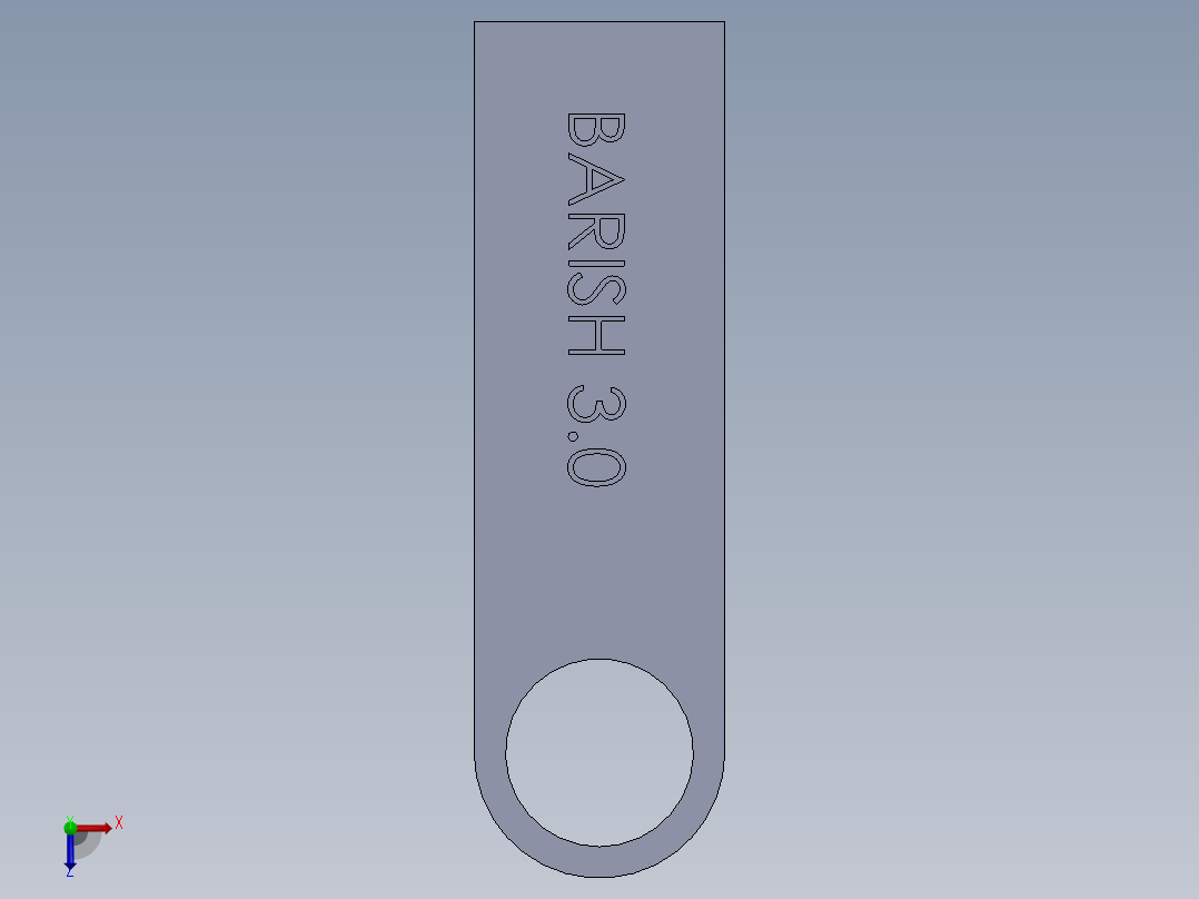 usb闪存盘3 0 11俯视图