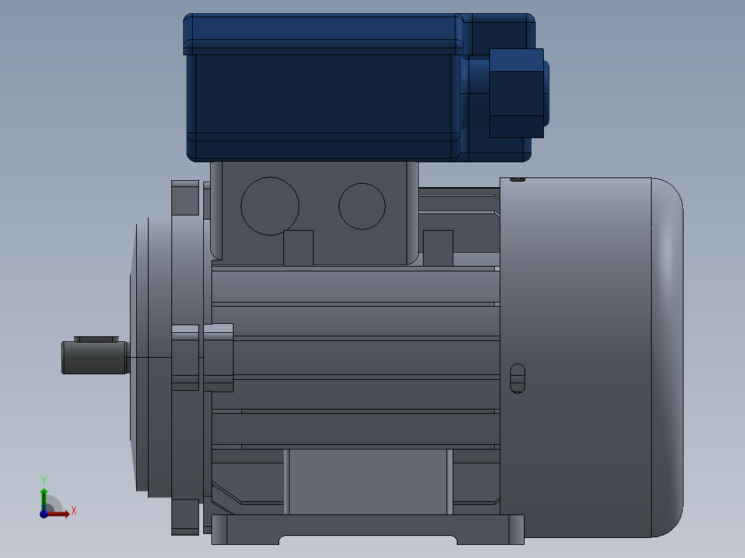 单相电动机 Delphi 63 B3前视图