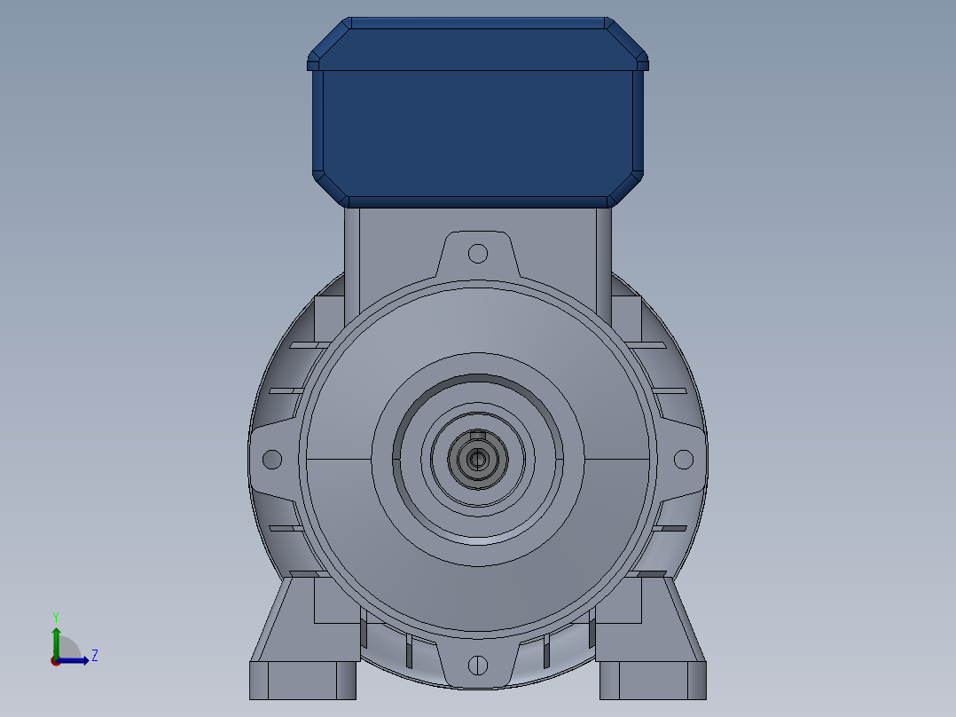 单相电动机 Delphi 63 B3左视图