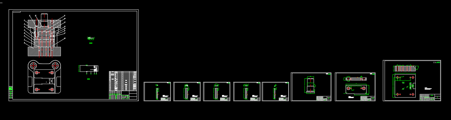 指针落料冲孔复合模