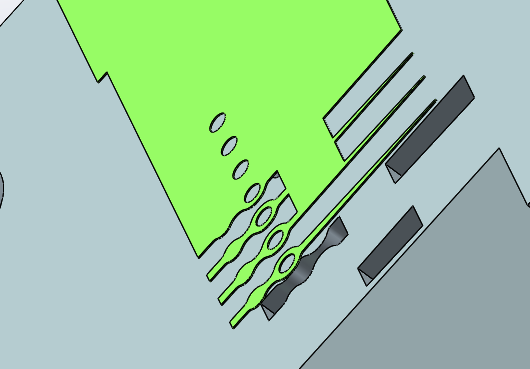 指针落料冲孔复合模