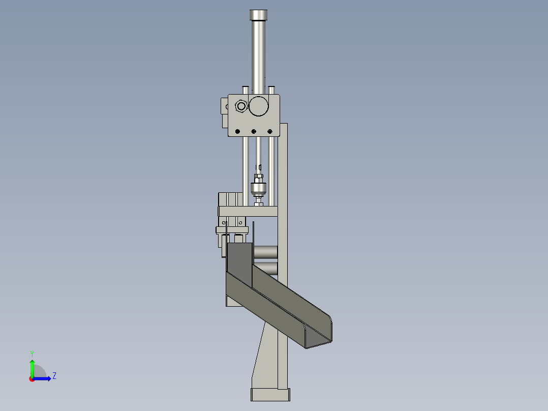 S000不良品排除组件左视图