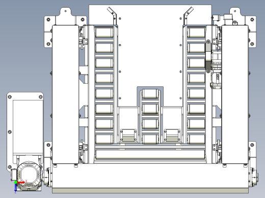 牙叉式升降提升辊道机俯视缩略图