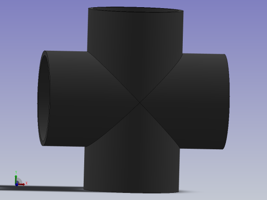 Cross DN250 PN10 U-PVC