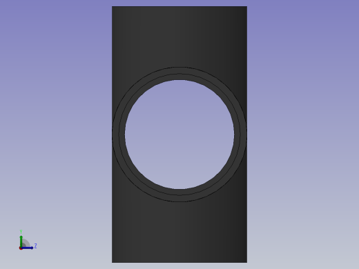 Cross DN250 PN10 U-PVC左视缩略图