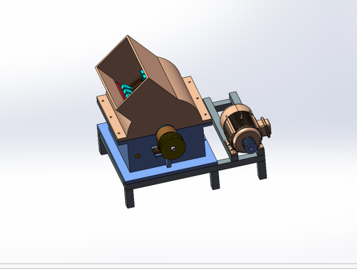 锤式破碎机设计含三维stp+二维cad图纸+说明1449416缩略图