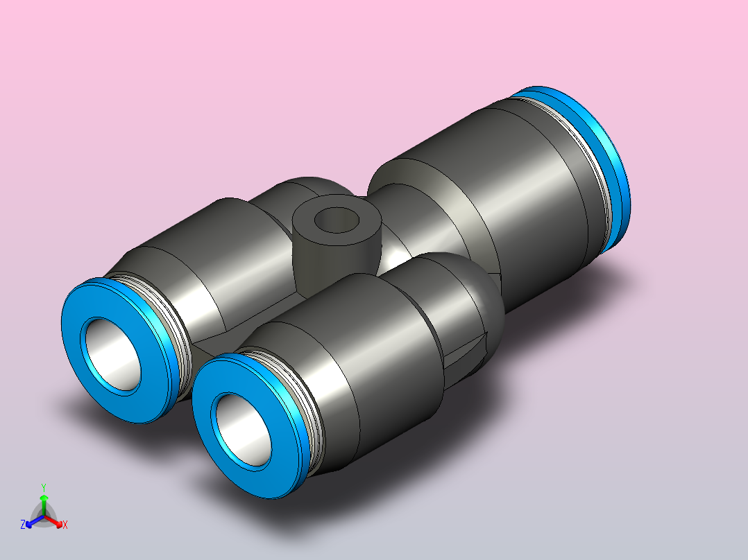 快插接头QSY-8-6-50主视图
