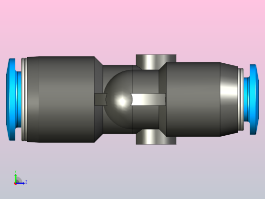 快插接头QSY-8-6-50左视缩略图