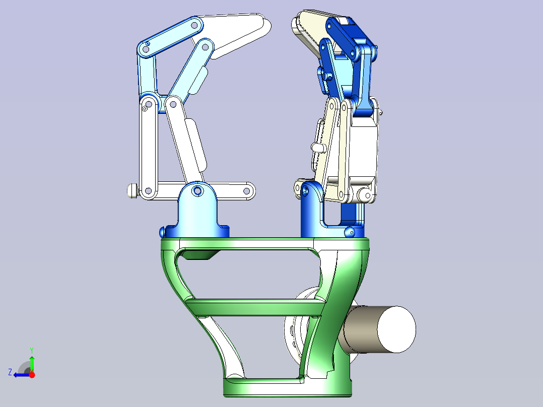 机械抓手右视图