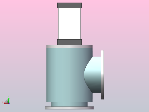 GDQ-J200气动高真空挡板阀(宁波仪表)后视缩略图