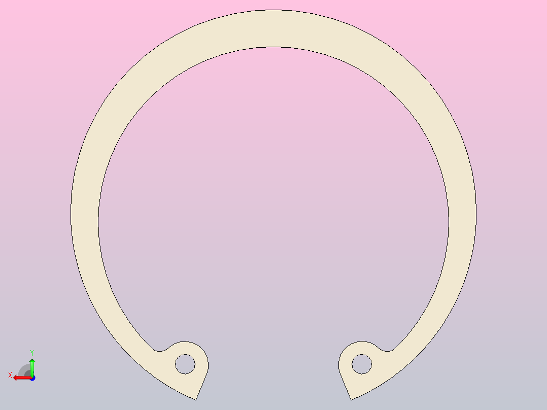 GB╱T 893-2017[孔用弹性挡圈A型48]后视图