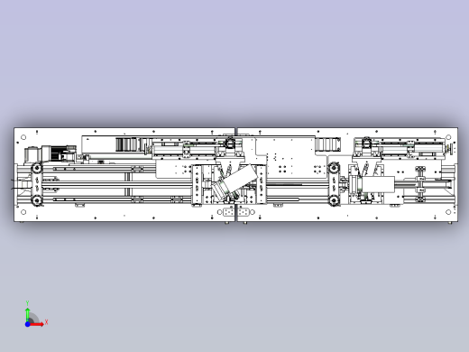 橡胶条自动化定长与多芯压合自动化线体前视缩略图