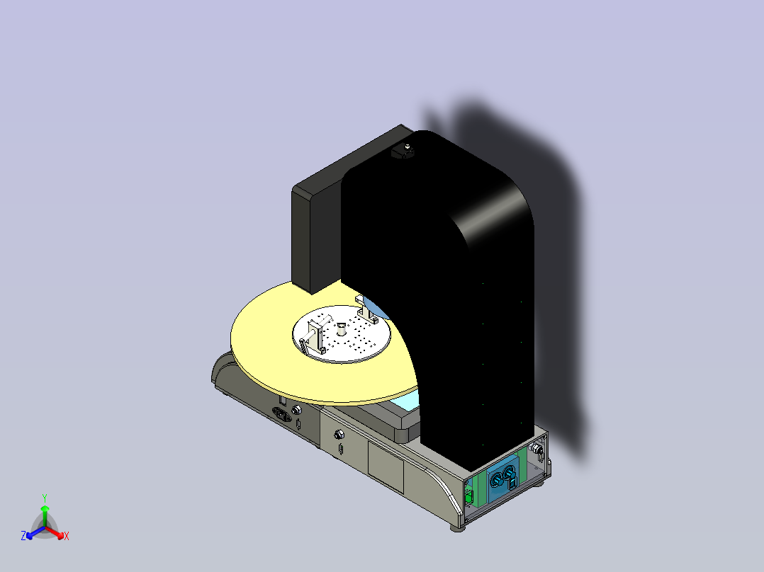 标机检测设备主视图