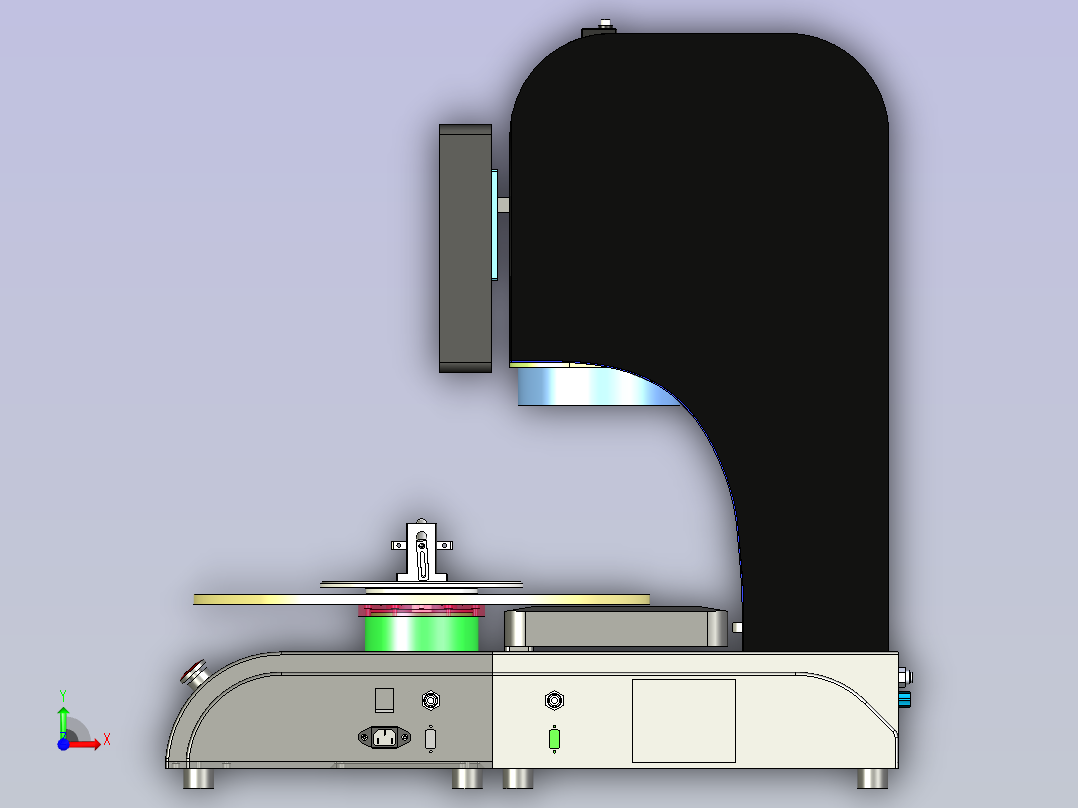 标机检测设备前视图